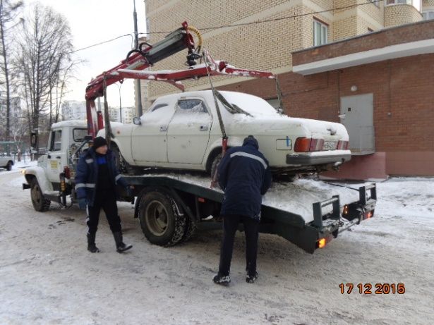 За неделю с территории Матушкино вывезли два бесхозных автомобиля