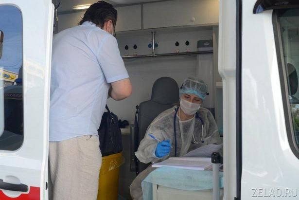 Мобильный пункт вакцинации на станции Крюково пользуется популярностью у зеленоградцев