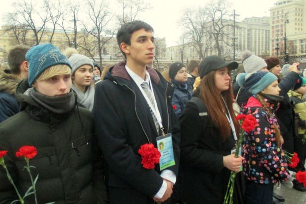 Школьники Матушкино приняли участие в  мемориально-патриотической акции  в Москве