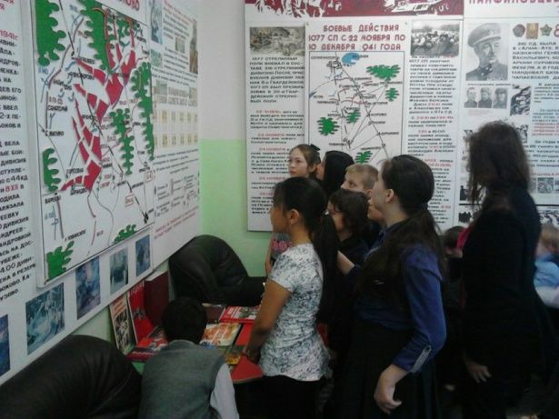 В школе Матушкино прошел музейный урок ко Дню Победы