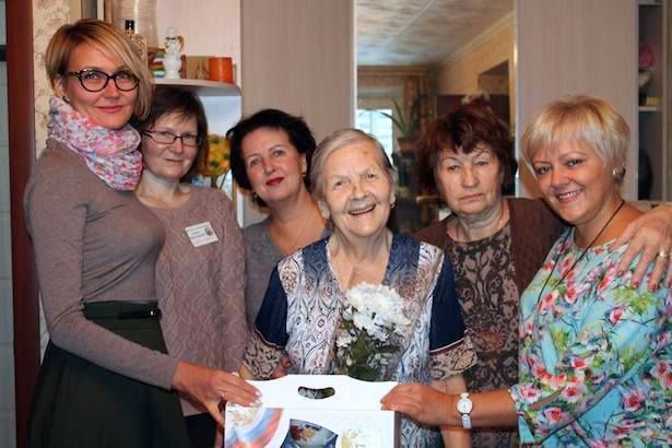 Жительница Матушкино отпраздновала 90-летний юбилей