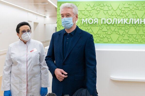 Собянин: Капремонт поликлиник в Москве продолжается, несмотря на пандемию