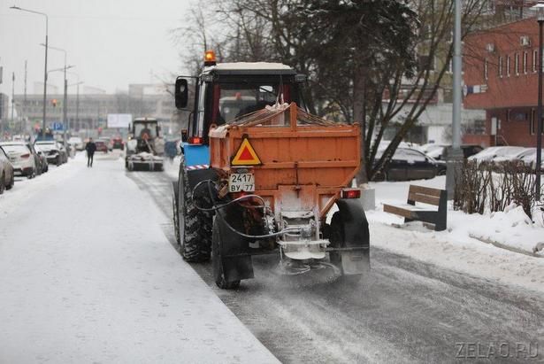 Зеленоградские коммунальщики перешли на усиленный режим работы из-за снегопада