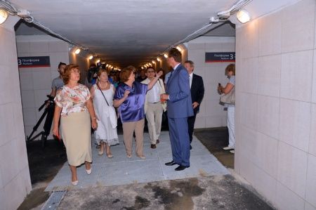 После ремонта открылся подземный пешеходный переход через железную дорогу в Крюково