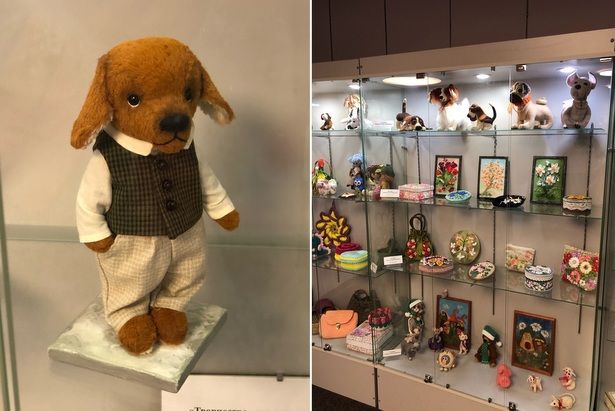 На чудесной выставке в КЦ «Зеленоград» представлены игрушки, шкатулки и прочие экспонаты