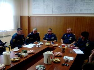 Руководящий состав пожарной службы Зеленограда встретился с журналистами