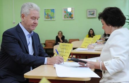 Сергей Собянин проголосовал на выборах в Московскую городскую думу