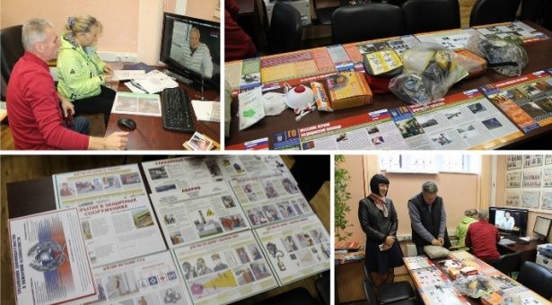 Комиссия по  ГОЧС осмотрела учебно-консультационный пункт управы района Матушкино