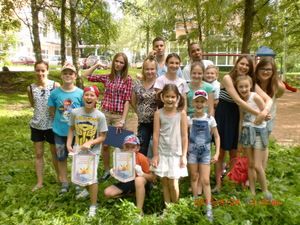 В районе Матушкино дети играли в «Зарницу»