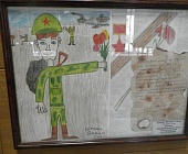 В ГБУ «Заря» открылась выставка с рисунками детей Донбасса