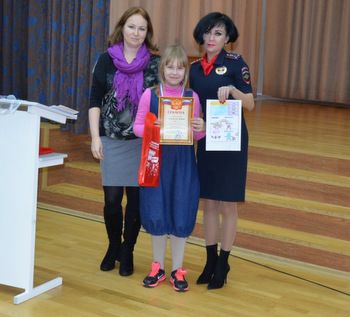 В школе Матушкино прошло награждение победителей конкурса на лучшую памятку для участников дорожного движения