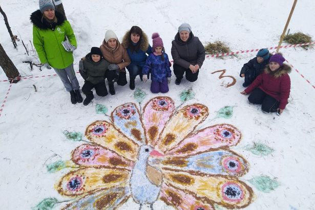 Зеленоградцы могут проявить свою творческую фантазию в создании картин на снегу