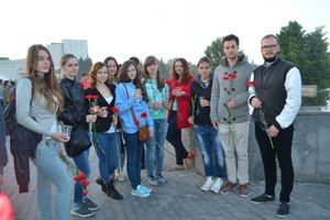 Молодежь Зеленограда провела в Парке Победы акцию «Мы помним» 