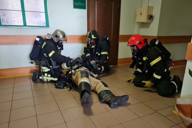В Зеленограде прошли пожарные учения