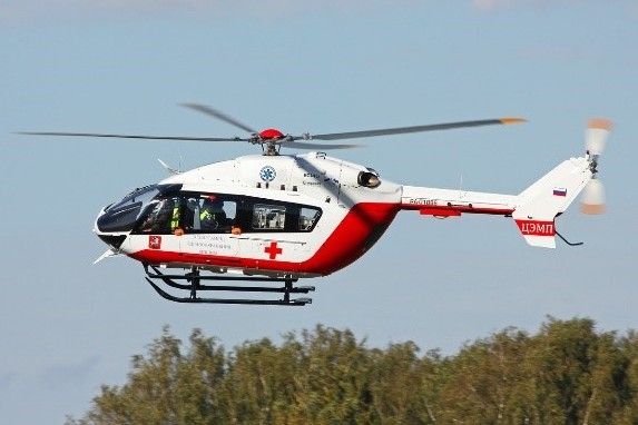Из Зеленограда санитарный вертолет Московского авиацентра эвакуировал ребенка в больницу после ДТП