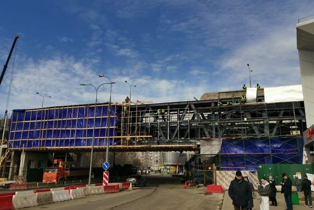 На станции Крюково основные строительные работы хотят завершить до конца апреля
