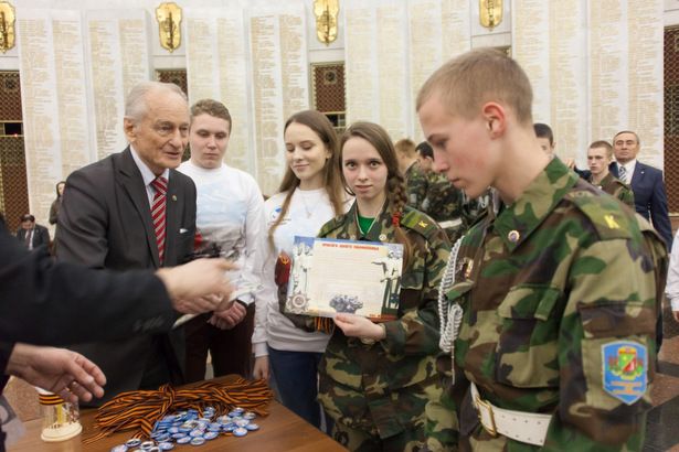 «Юные панфиловцы» из Зеленограда приняли присягу в Музее на Поклонной горе