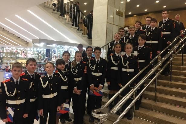 Семиклассники Матушкино стали участниками юбилейного Форума кадетов в Кремле