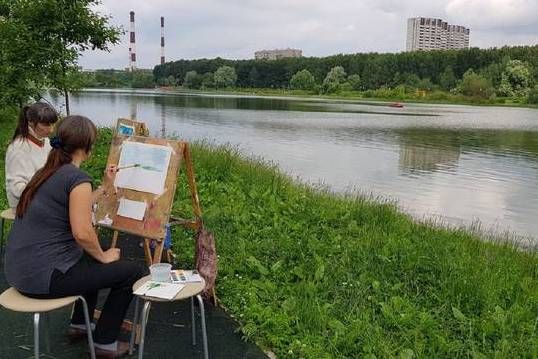 Любители рисования смогут отточить свое мастерство на пленэрах в Зеленограде