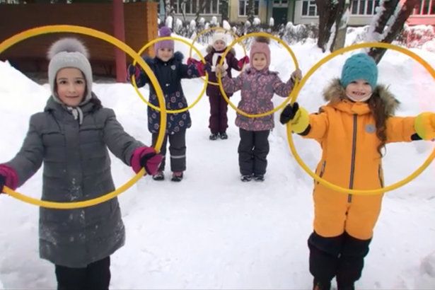 Дошкольники из Матушкино устроили мини-Олимпийские игры