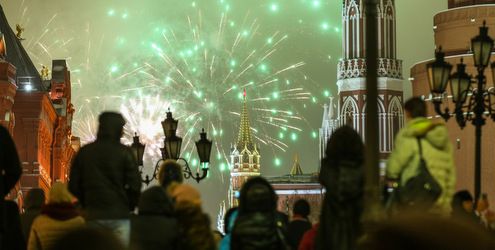 В новогодних мероприятиях в Москве участвовали около трех миллионов человек