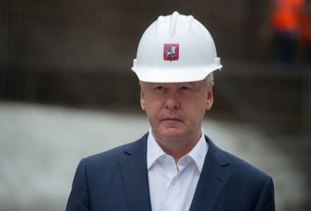 Мэр Москвы Сергей Собянин осмотрел ход строительства первого участка ТПК