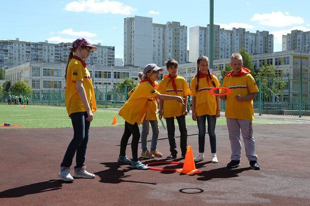 Юные жители Матушкино приняли участие в окружной эстафете «Победная миля»