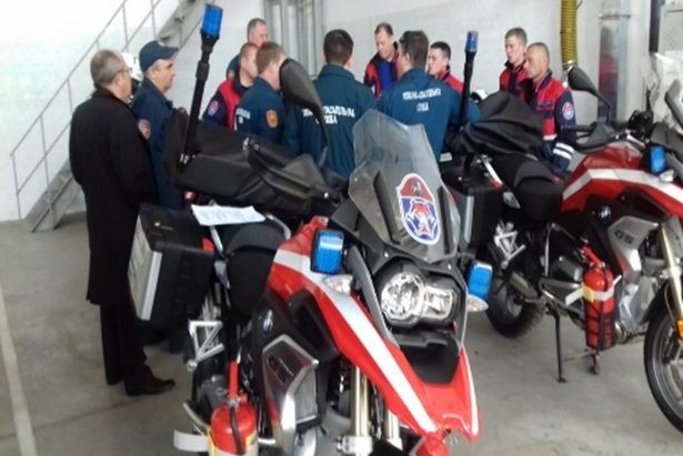 В Зеленограде на круглосуточное дежурство заступила пожарная группа быстрого реагирования на мотоциклах