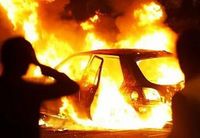Сегодня ночью в Матушкино сгорели два автомобиля