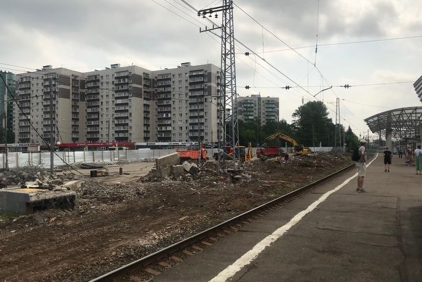 На станции Крюково завершился демонтаж четвертой платформы