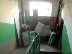 Девять жилых домов района Матушкино очистили от опасного хлама