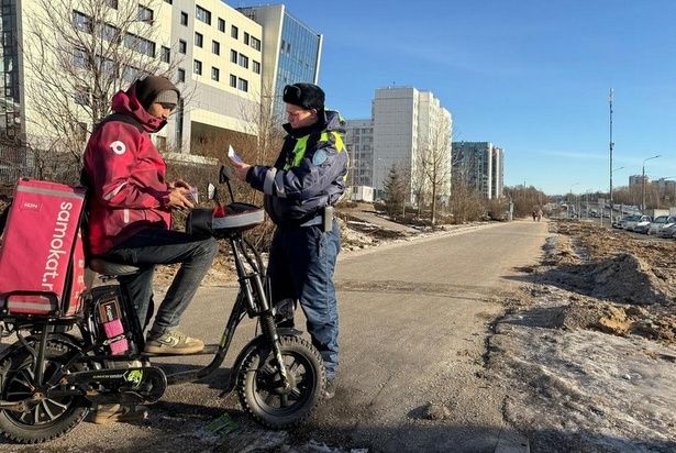 В Зеленограде стартовал трехдневный рейд ГАИ против нарушений велокурьеров