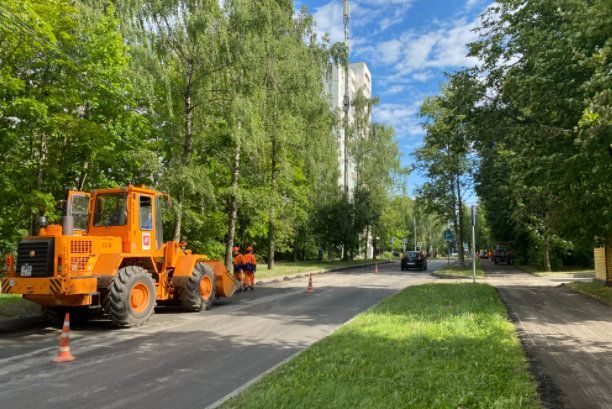 В районе Матушкино за лето отремонтировали  две автодороги