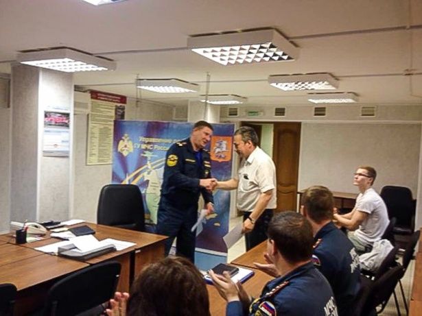 Добровольную пожарную дружину Матушкино наградили за содействие в работе МЧС