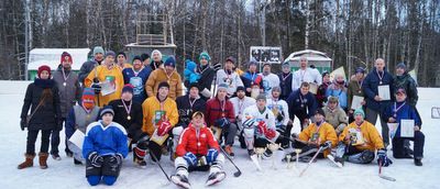 Традиционный хоккейный турнир в Матушкино собрал более семидесяти спортсменов