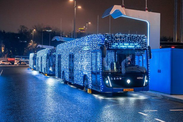 Штрафы за праздничную подсветку столичных электробусов аннулировали