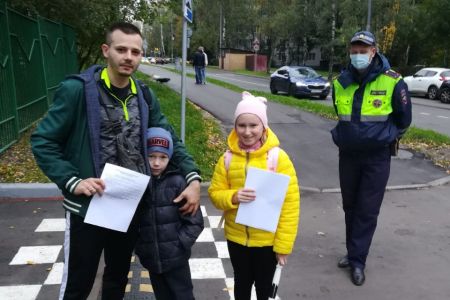 Зеленоградские полицейские провели единый день безопасности дорожного движения