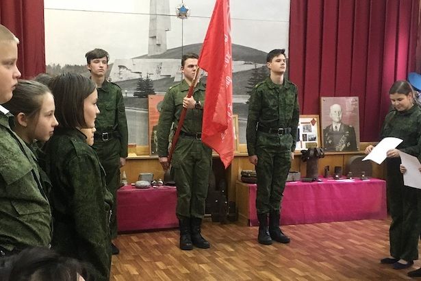 Юные кадеты школы района Матушкино приняли присягу
