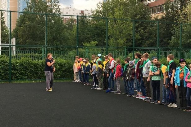 Участники  детской лагерной смены Зеленограда состязались в многоборье