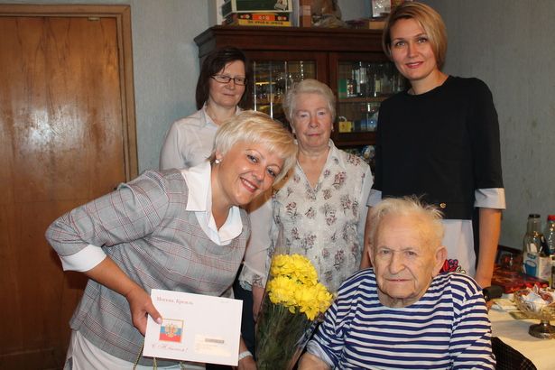 В Матушкино поздравили с 95-летним юбилеем ветерана войны