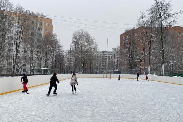 Бесплатные занятия по катанию на коньках в Матушкино проходят для всех желающих