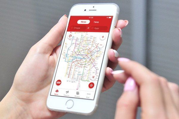 Мобильное приложение “Метро Москвы” помогает пассажирам составить  удобный маршрут