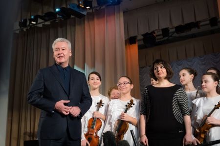 Сергей Собянин: "За год в городе построено четыре новые музыкальные школы"