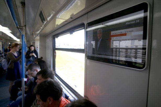 Телеканал «Москва 24» первым в мире начал вещание в поездах метро