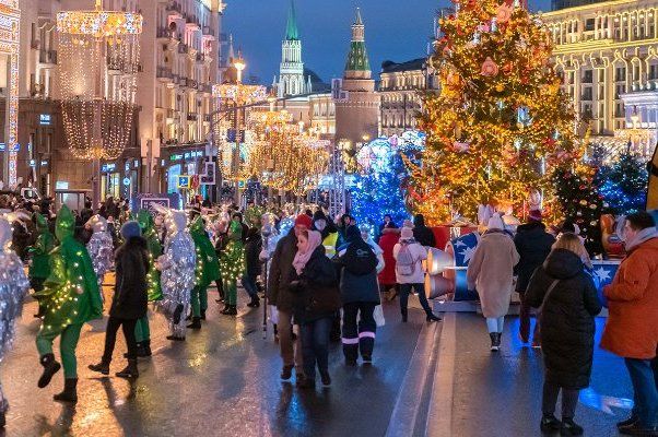 Главная площадка фестиваля "Путешествие в Рождество" приняла почти 6 млн посетителей