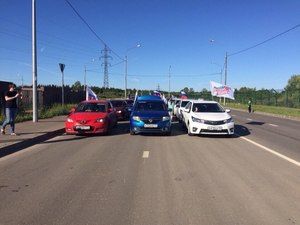 День России зеленоградцы отметили автопробегом