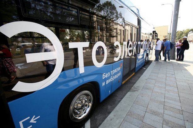 Собянин открыл первый маршрут электробусов в Москве