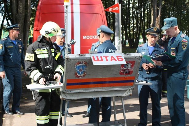 В школе района Матушкино прошли учебные сборы по пожарной безопасности