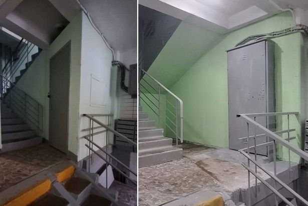 В Матушкино демонтировали незаконно возведенную консьержную в подъезде корпуса 453