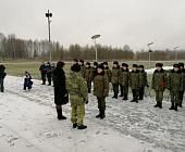Семиклассники школы района Матушкино вступили в ряды кадетов